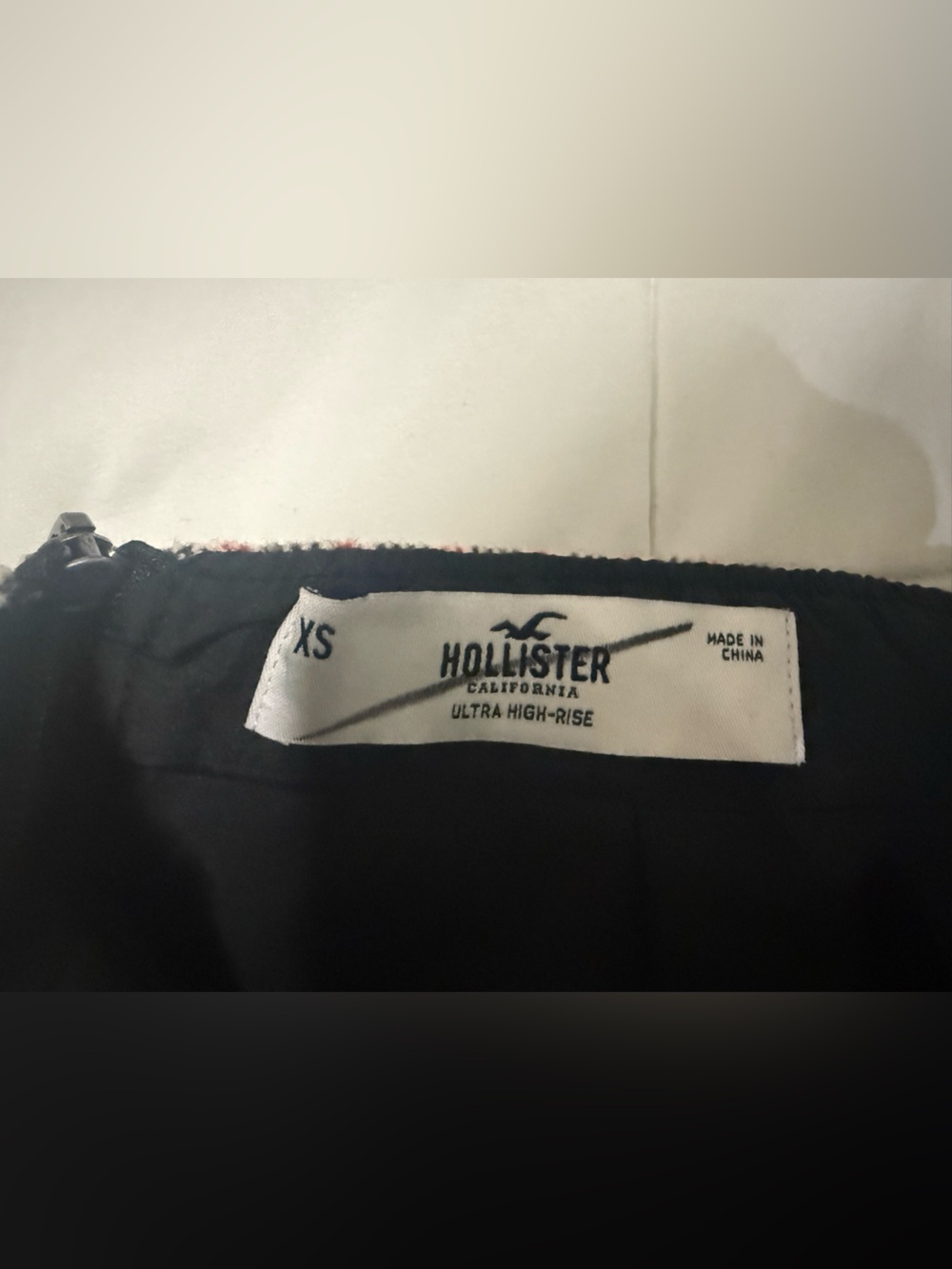 Hollister Black and Red Plaid Mini Skirt - Picture 2 of 3